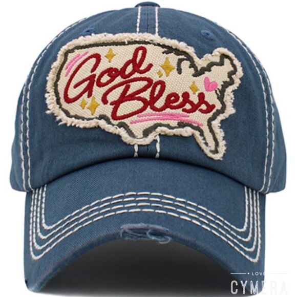 KBETHOS God Bless Hat - Picture 1 of 4